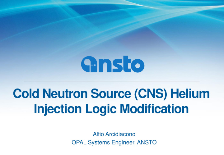 cold neutron source cns helium