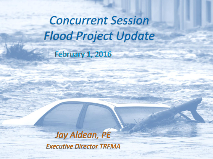 flood project update