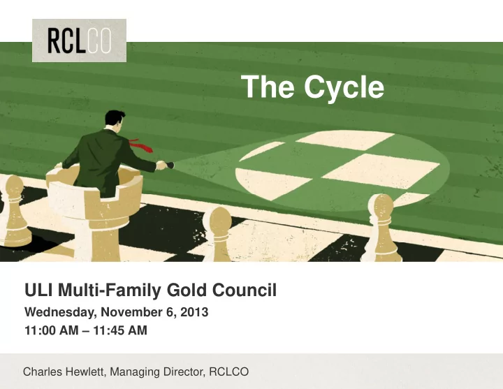 the cycle the cycle