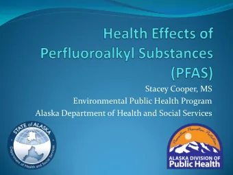 Environmental Public Health Program  Alaska Department of Health and Social Services  What are