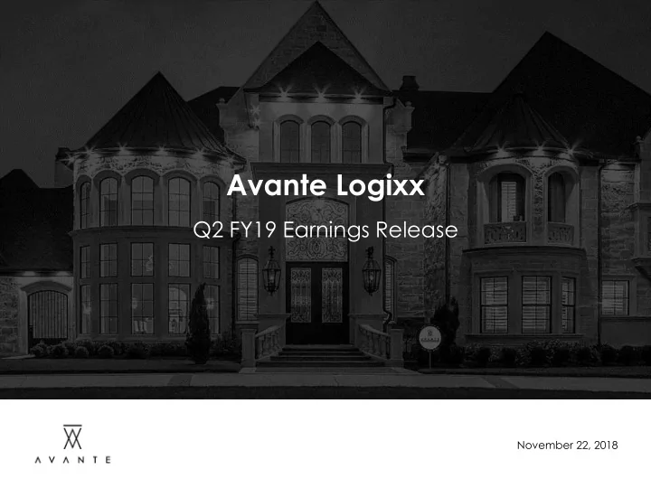 avante logixx