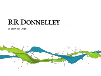 September 2016  Safe Harb  Sa  arbor &amp; Non  on-GAAP  Use  se of  of Fo  Forwa  ward  rd Look