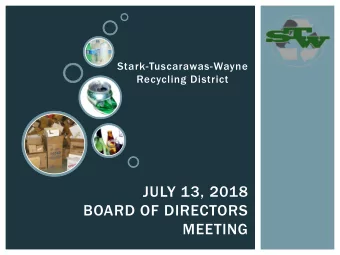 JULY 13, 2018  BOARD OF DIRECTORS  MEETING  ROLL CALL  APPROVE JULY 13, 2018  BOARD OF DIRECTORS