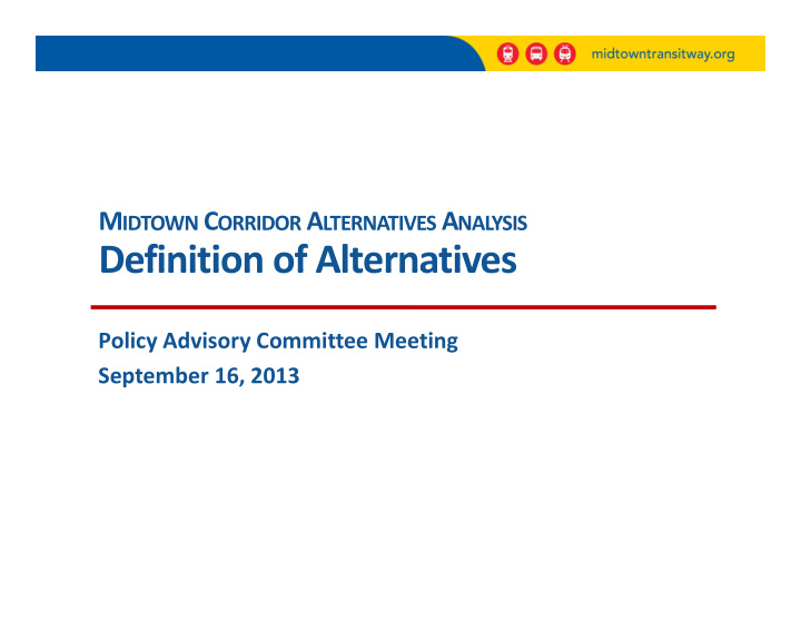definition of alternatives definition of alternatives
