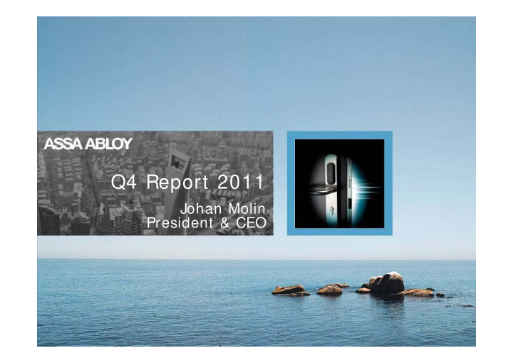 q4 report 2011 q4 report 2011