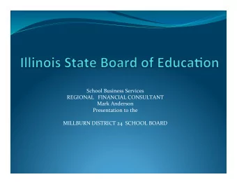 School  Business  Services          REGIONAL      FINANCIAL