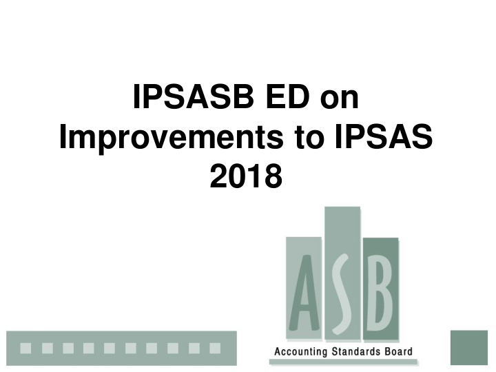 improvements to ipsas