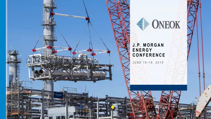 j p morgan energy conference
