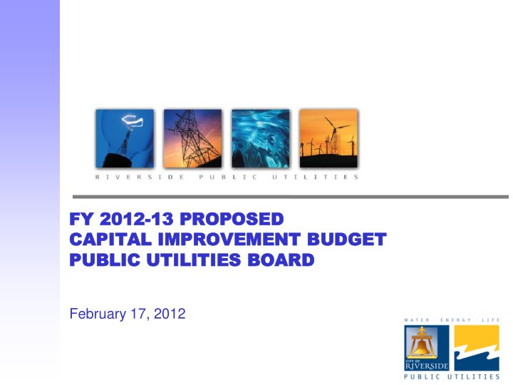 fy 2 fy 201 012 13 13 proposed proposed ca capit pital