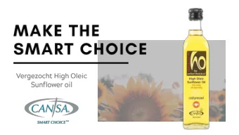 No genetic modification  It is made from a new variety of sunflower seed,  which has been naturally