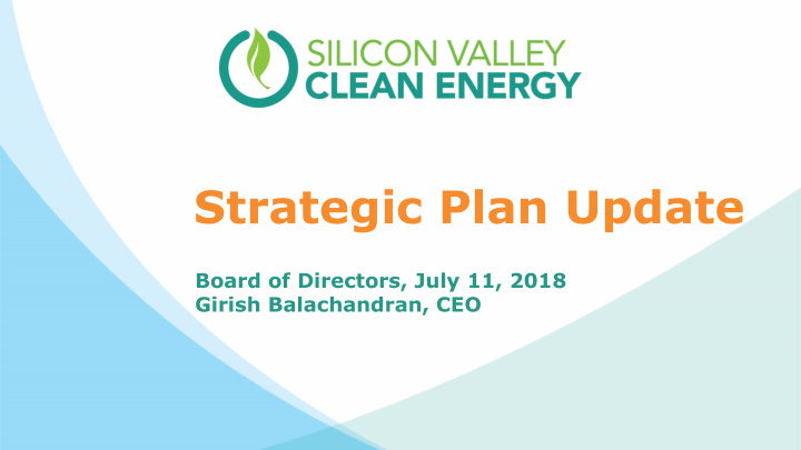 strategic plan update