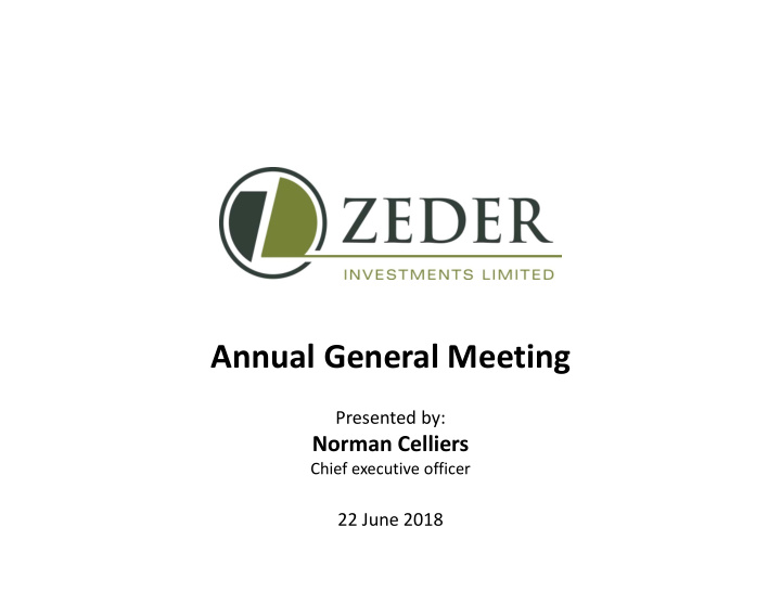 annual general meeting