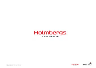 HOLMBERGS RETAIL 150226  S T U D I O  M E T R O HOLMBERGS RETAIL 150226  S T U D I O  M E T R O