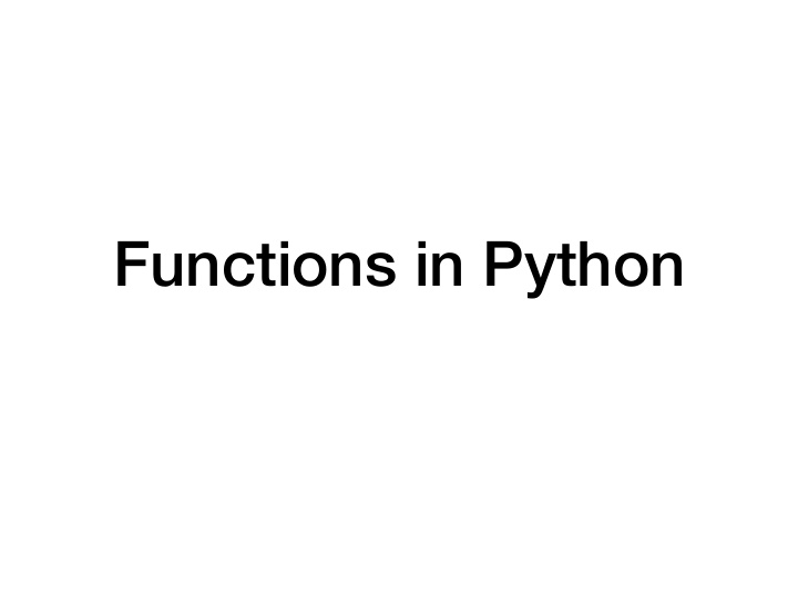 functions in python python functions