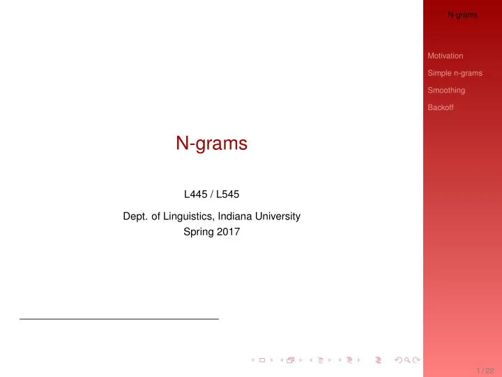 n grams