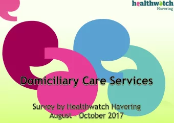 Not random  interviewees were selected by  Adult Social Care with assistance from  Housing