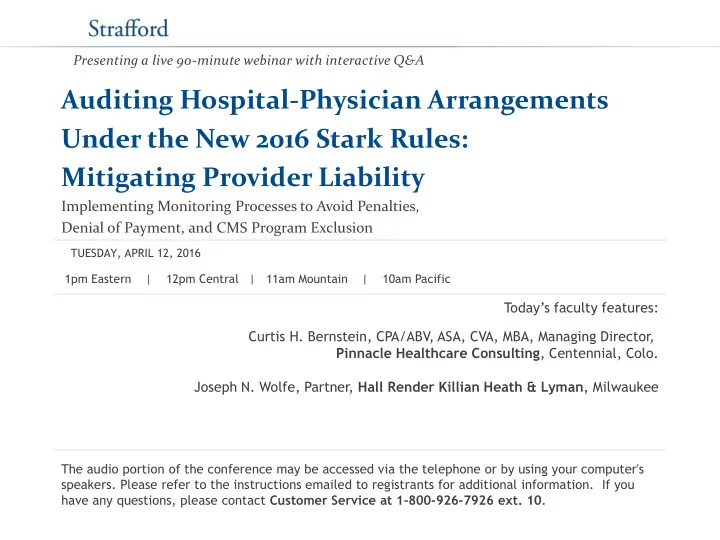 mitigating provider liability