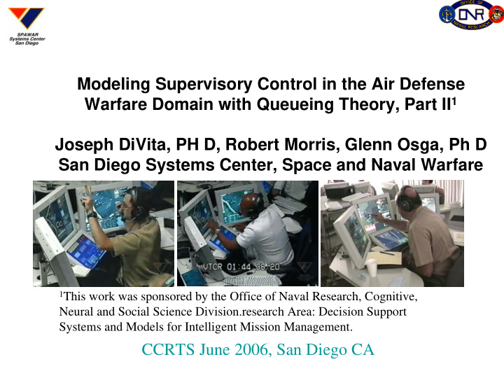 modeling supervisory control in the air defense