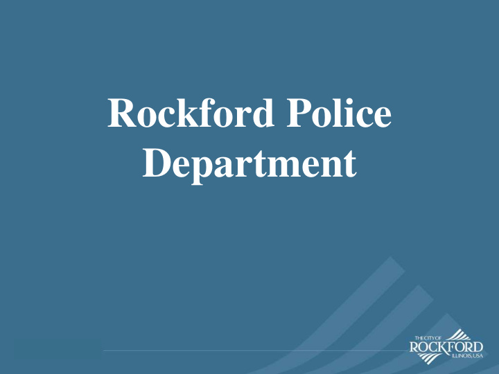 department rockford police department