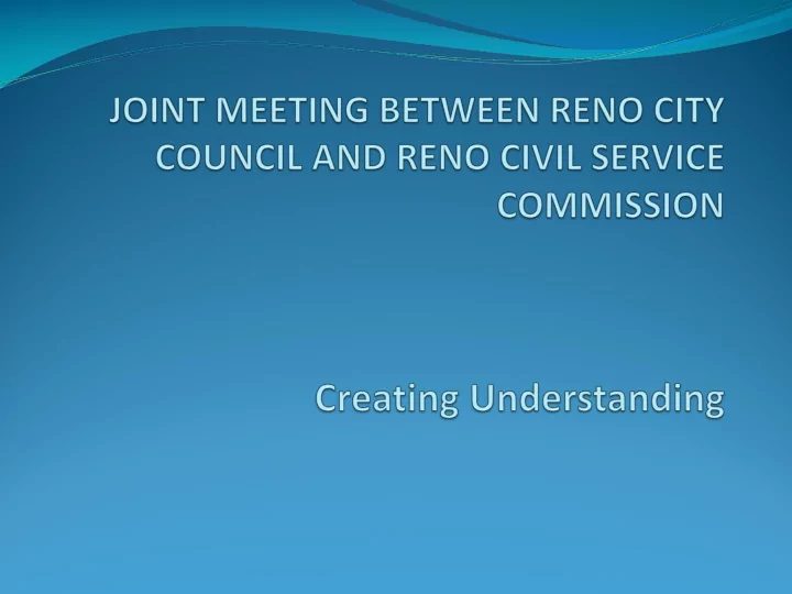 introducing the commission