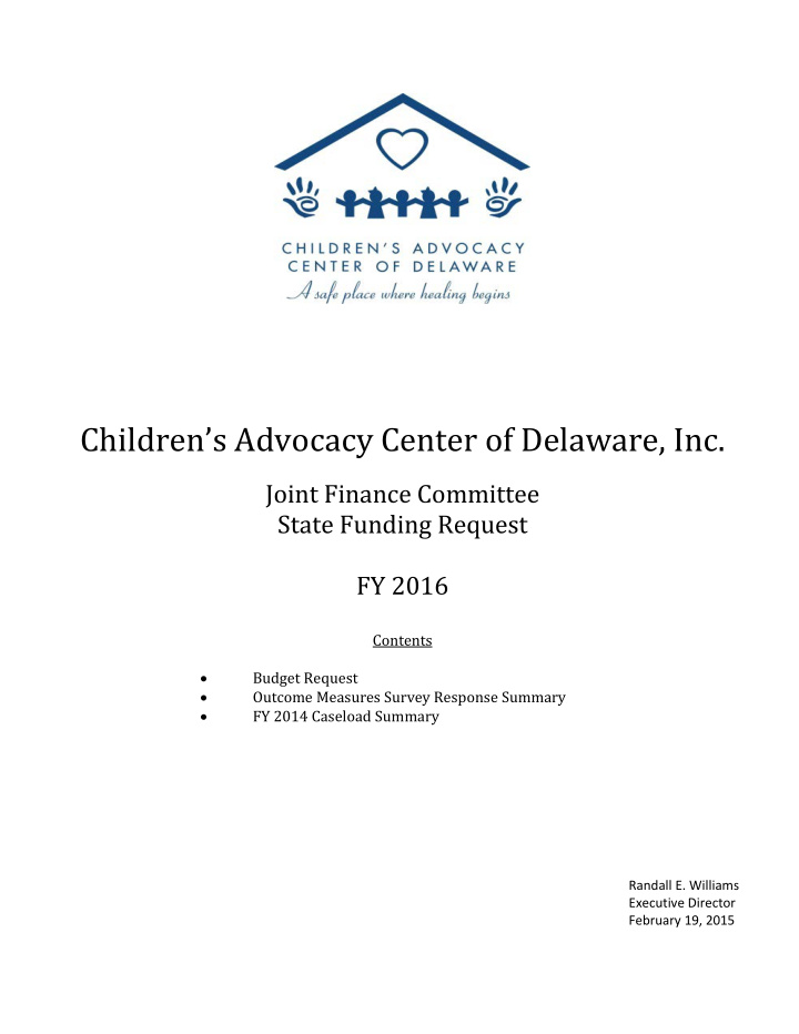 children s advocacy center of delaware inc