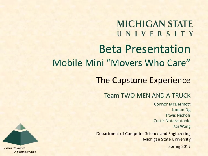 beta presentation