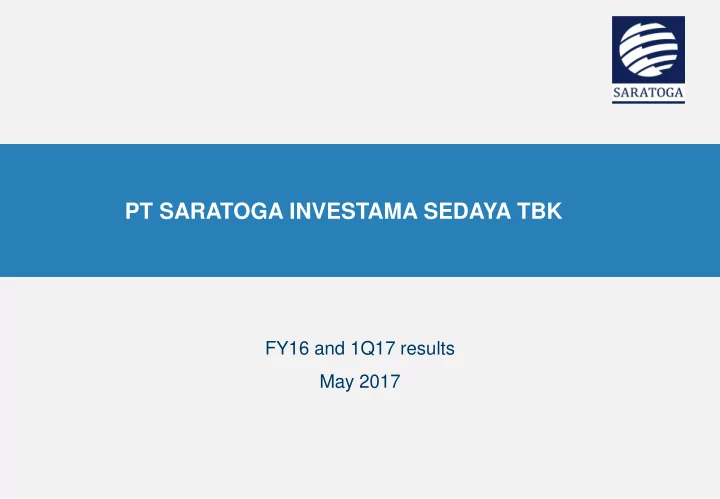 pt saratoga investama sedaya tbk