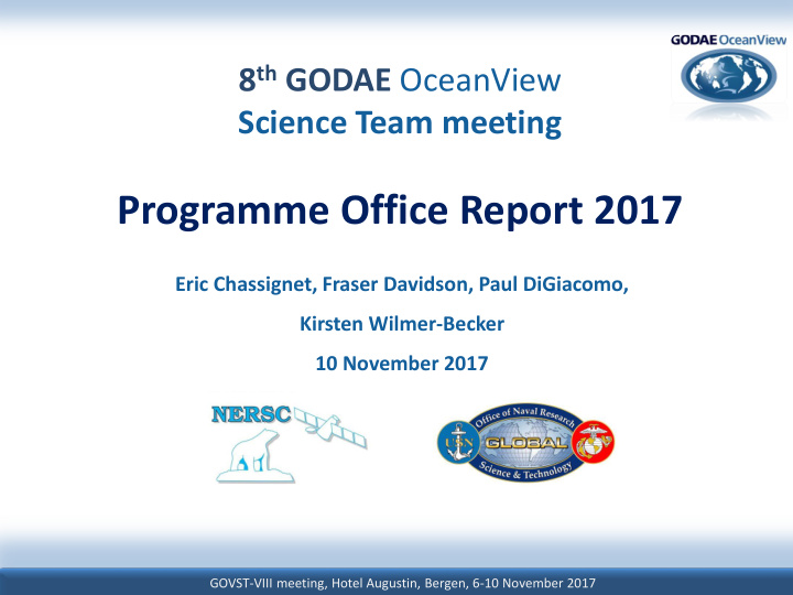 programme office report 2017