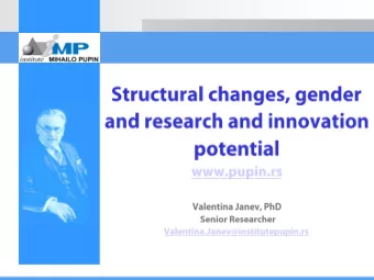 PACINNO since 2014  targeting both research institutions,  policy makers