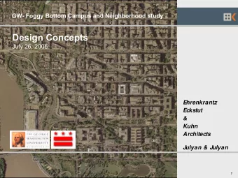 Design Concepts  July 26, 2005  Ehrenkrantz  Eckstut  &amp;  Kuhn  Architects  Julyan &amp; Julyan