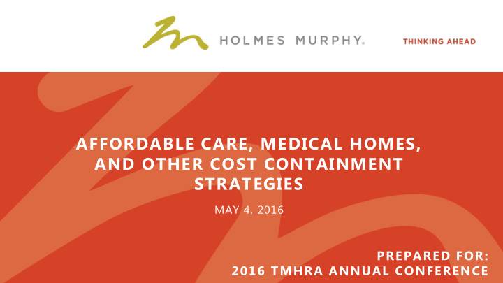 affordable care medical homes