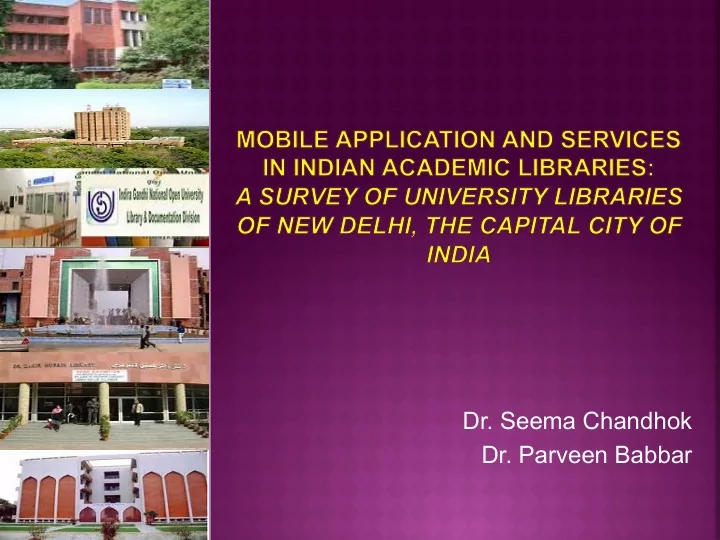 dr seema chandhok
