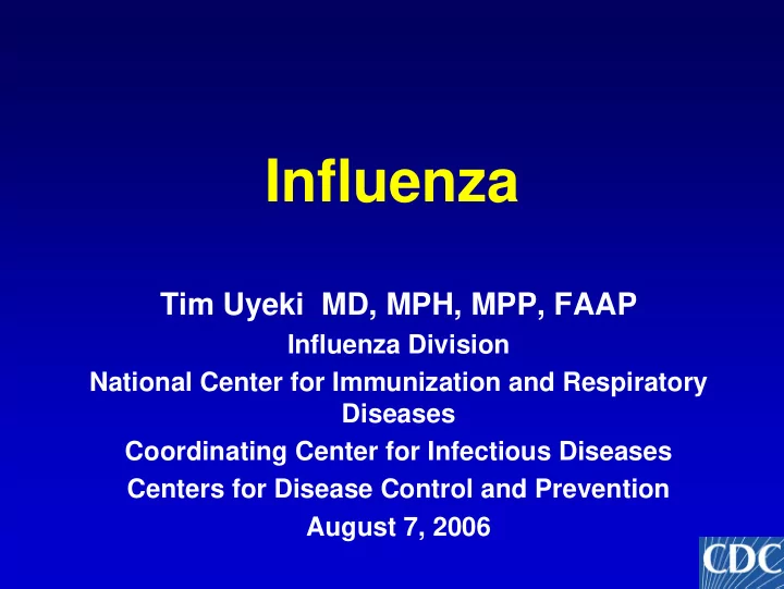 influenza