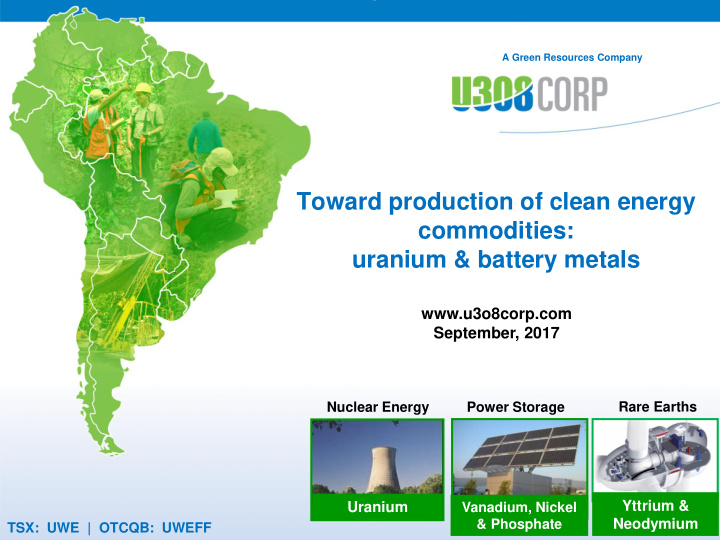 uranium battery metals