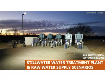 WTP  Recycle PS  Softening  Lagoons  Clearwell  &amp;  Sedimentation  Ozone  Raw  Water  Storage