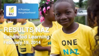 RESULTS NAZ  Expanded Learning  February 19, 2014  EXPANDED LEARNING  SOLUTION PLAN RESULT  ExL