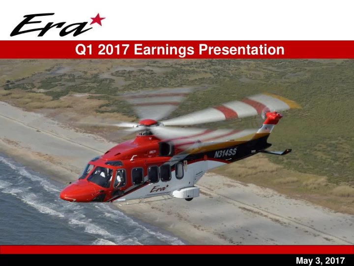 q1 2017 earnings presentation