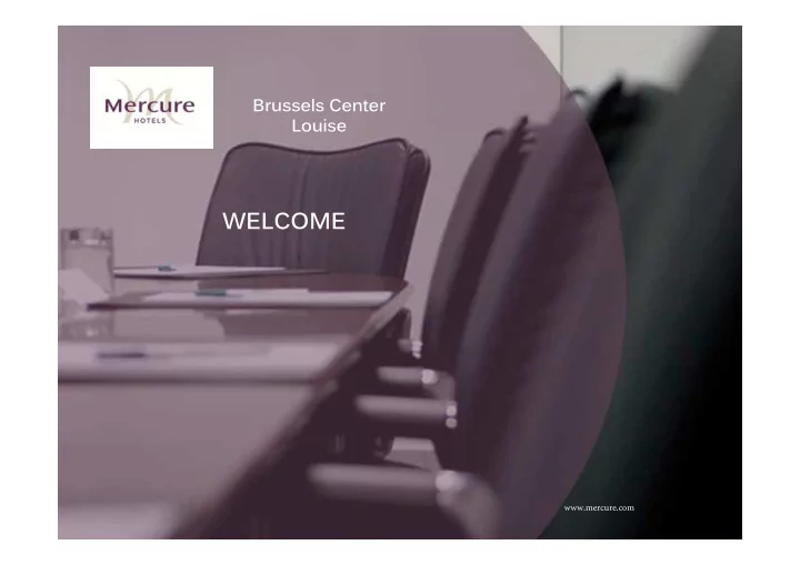 welcome