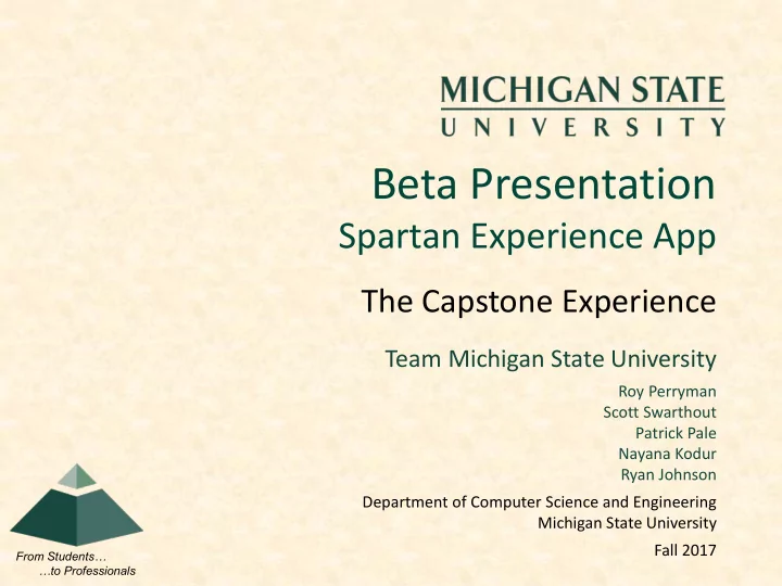 beta presentation