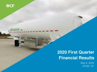 2017 Third Quarter  2020 First Quarter  Financial Results  Financial Results  November 1, 2017  May