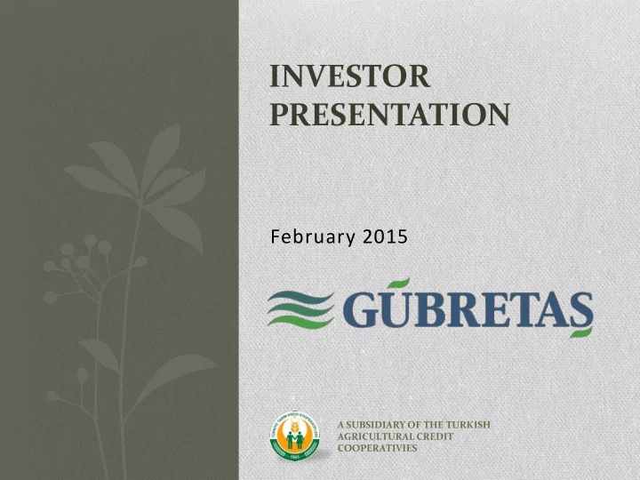 presentation