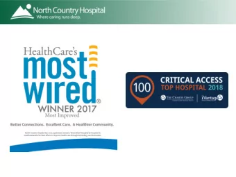 Presentation  to the Green Mountain Care  Board  August 20, 2018  Introduction  Presenters