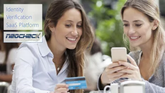 SaaS Platform  Identity Verification True Professionals Organizations need to automate their