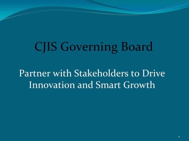 cjis governing board