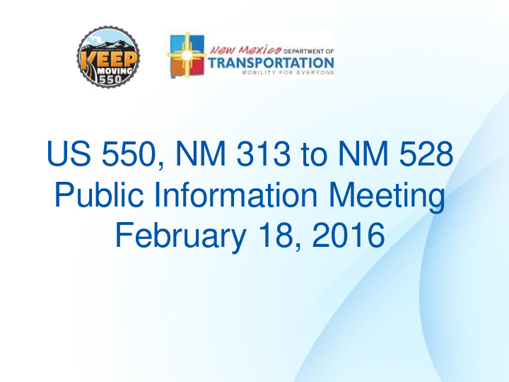 public information meeting