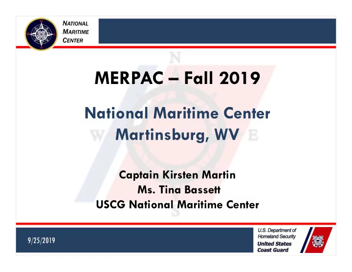 merpac fall 2019