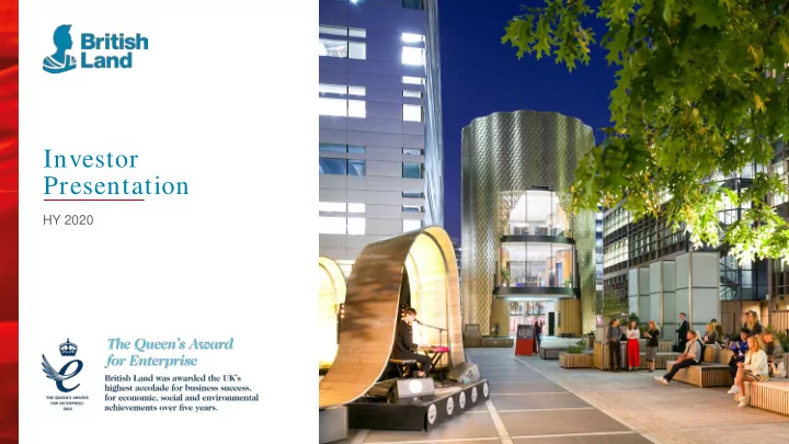 investor presentation