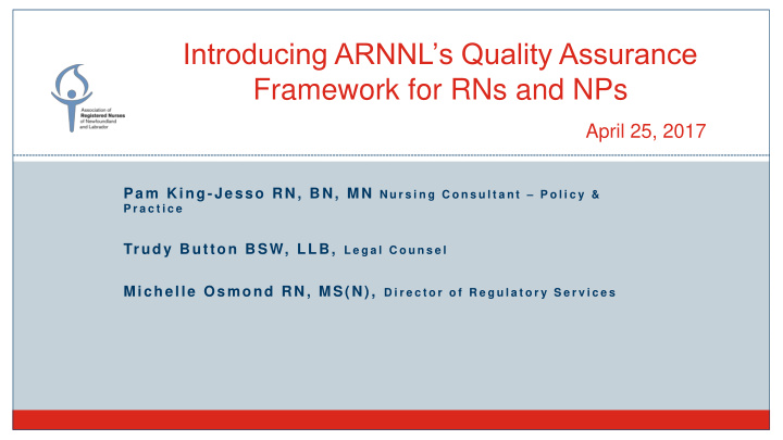 framework for rns and nps