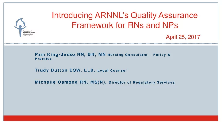 framework for rns and nps