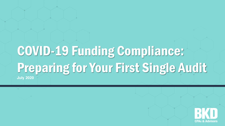 covid 19 funding compliance preparing for your first